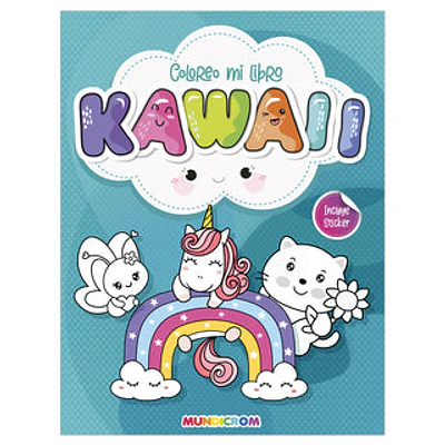 LIBRO COLOREO MI LIBRO KAWAII