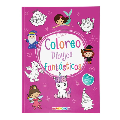 LIBRO COLOREO DIBUJOS FANTASTICOS