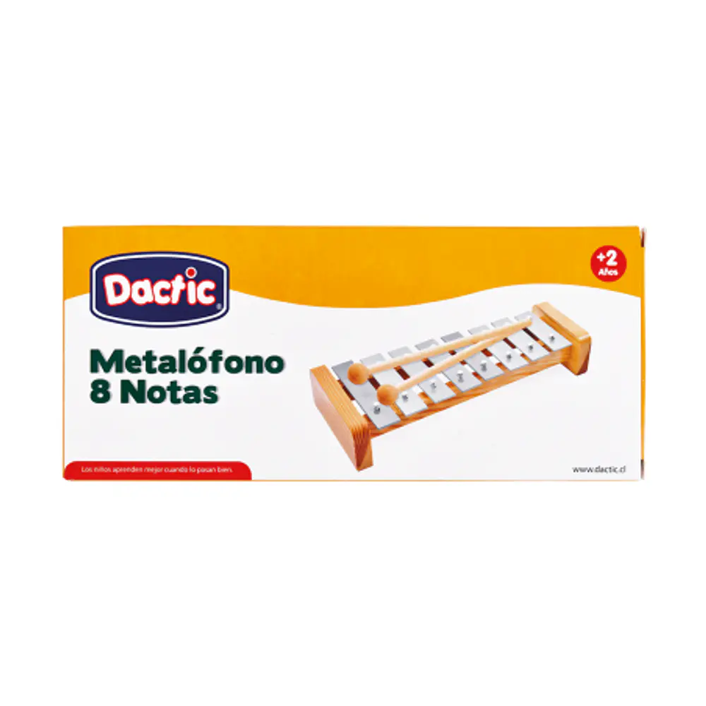 METALOFONO 8 NOTAS CROMADO