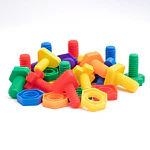 TORNILLOS Y TUERCAS PLASTICO