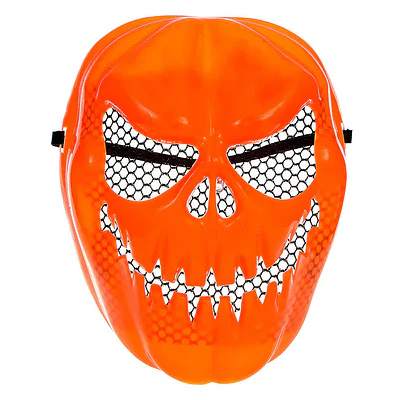 MASCARA CALABAZA DIABOLICA NARANJA