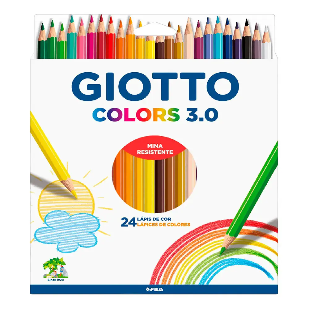 LAPICES 24 COLORES 3.0 GIOTTO