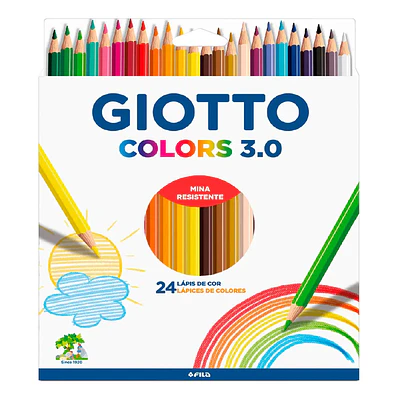LAPICES 24 COLORES 3.0 GIOTTO