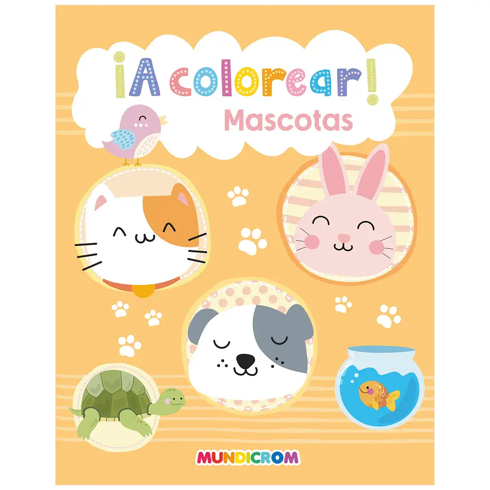 LIBRO PARA COLOREAR MASCOTAS
