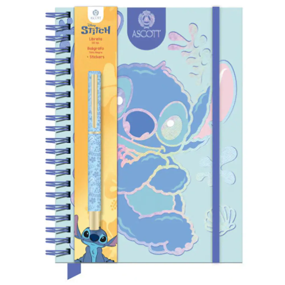 SET LIBRETA STITCH + BOLIGRAFO 
