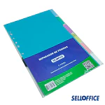 SEPARADOR CARTA 6 DIVISIONES COLORES