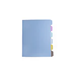 SEPARADOR CARTA 6 DIVISIONES COLORES