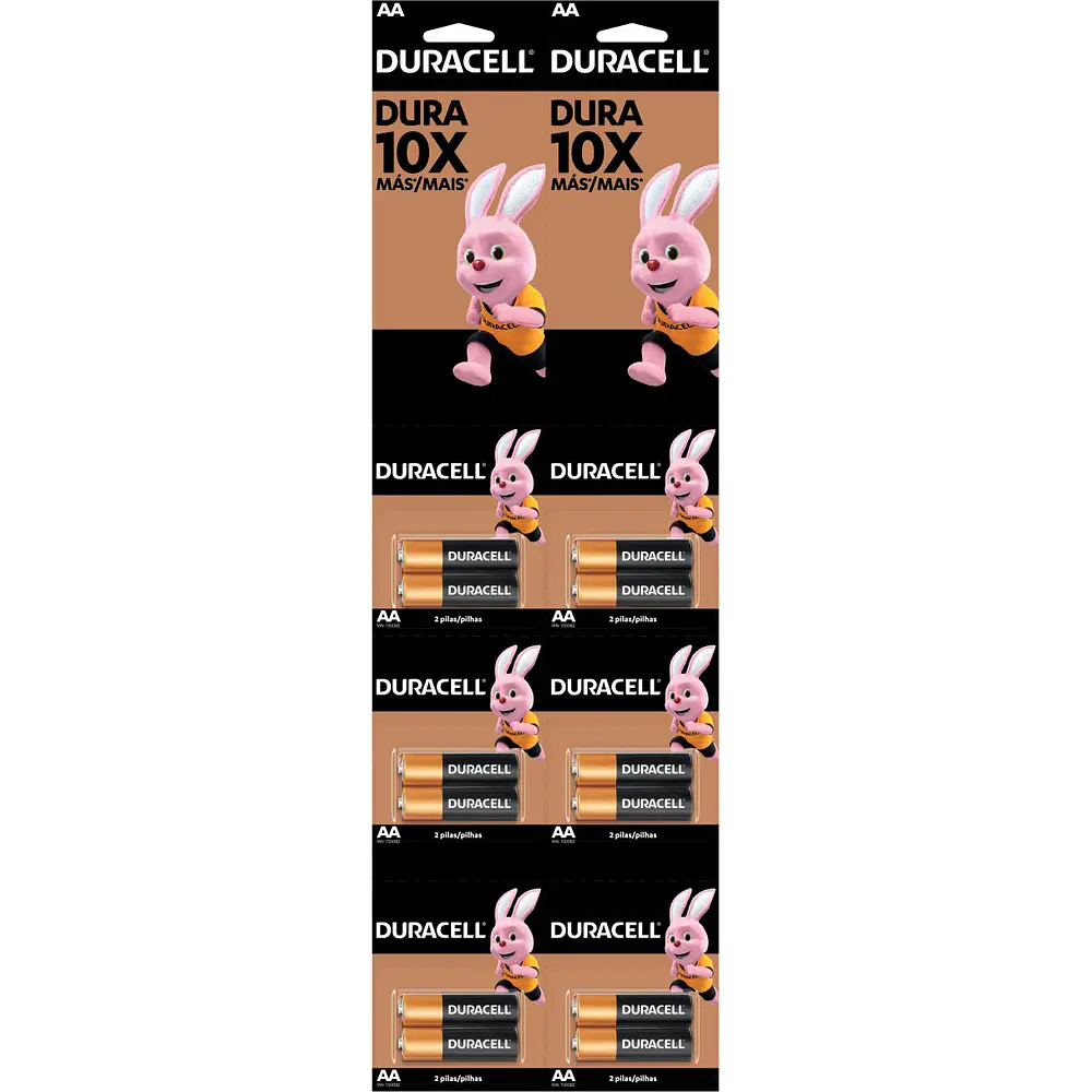 PILA CHICA "AA" ALCALINA DURACELL