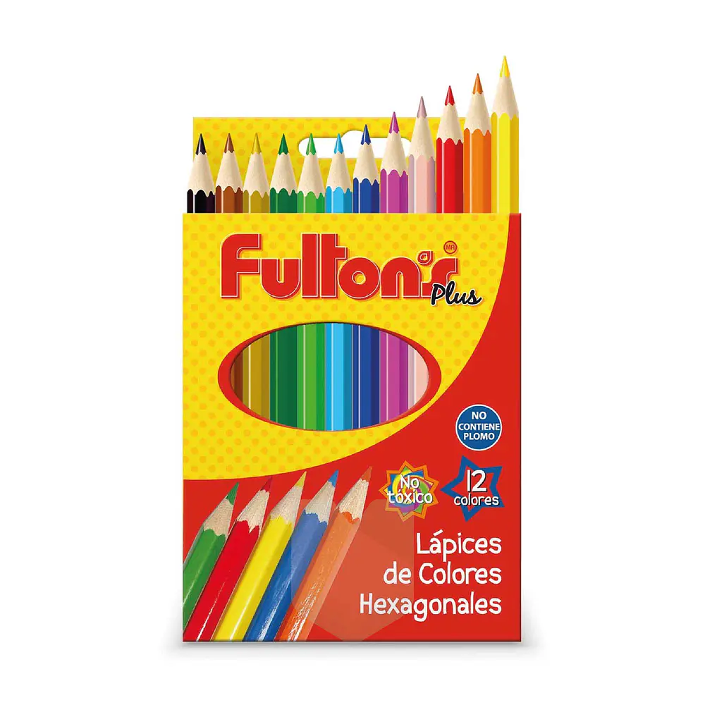 LÁPICES DE COLORES CORTOS FULTONS