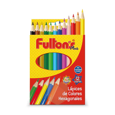 LÁPICES DE COLORES CORTOS FULTONS