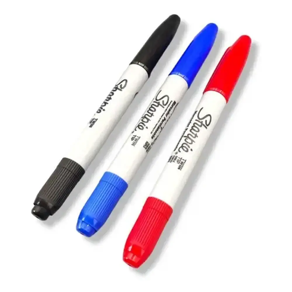 BLISTER DE 3 MARCADORES DOBLE PUNTA SHARPIE