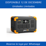 PECRON E1000LFP Estación Solar Portátil 1800W 1024Wh LiFePo4