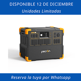 PECRON E3600LFP Estación Solar Portátil 3600W 3072Wh LiFePo4
