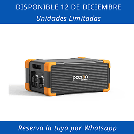PECRON EP3000-48V Batería Expansión 3072Wh para E1500LFP/ E3600LFP/ E1000LFP/ E2400LFP/ F3000LFP