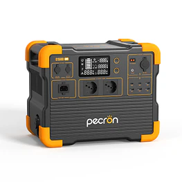 PECRON E1500LFP Estación Energía Portátil 2200W 1536Wh Generador Solar