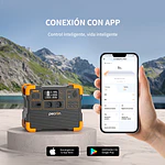 PECRON E1500LFP Estación Energía Portátil 2200W 1536Wh Generador Solar