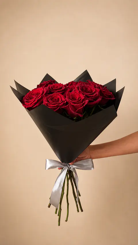 Ramo de 12 Rosas Rojas