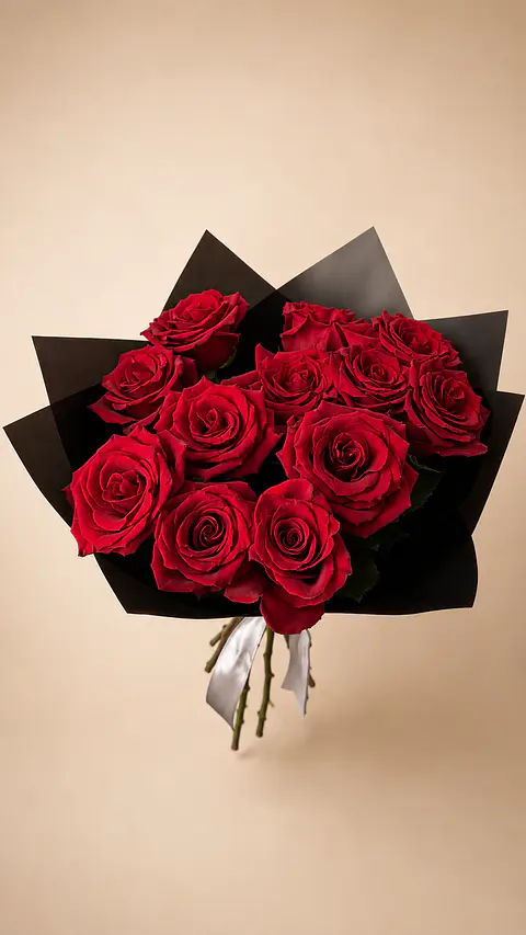 Ramo de 12 Rosas Rojas