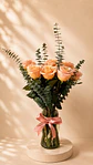 Florero Rosas rosadas - Miniatura 1