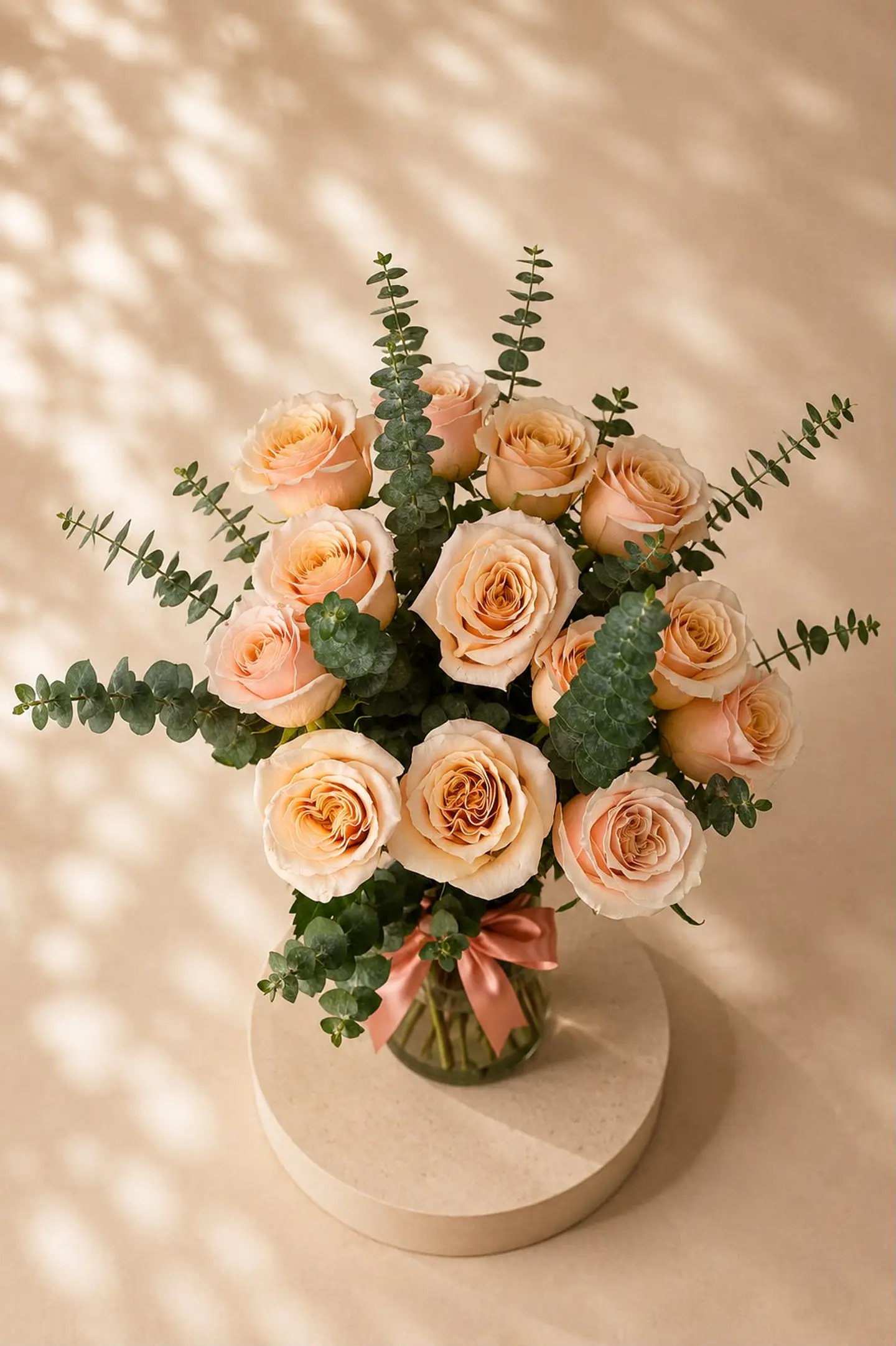 Florero Rosas rosadas 2