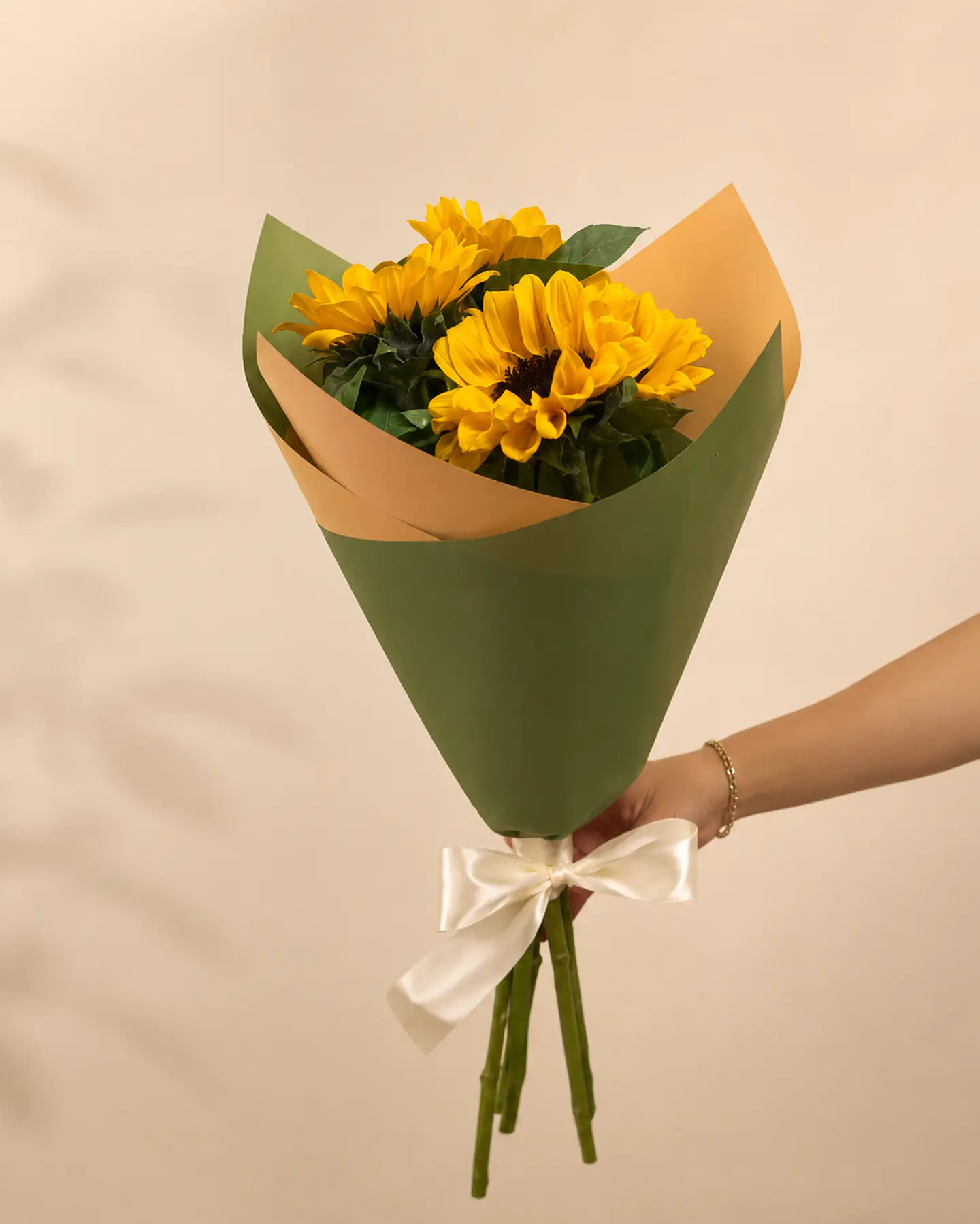 Ramo de 5 Girasoles 3
