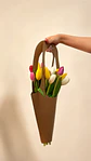 Bolso Floral Grande de 20 Tulipanes - Miniatura 2