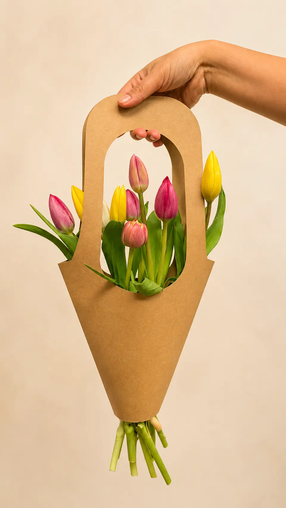 Bolso Floral Pequeño de Tulipanes 1