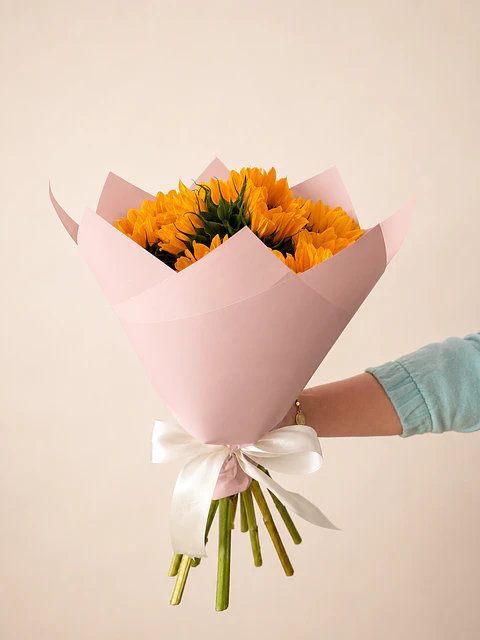 Ramo de 10 Girasoles