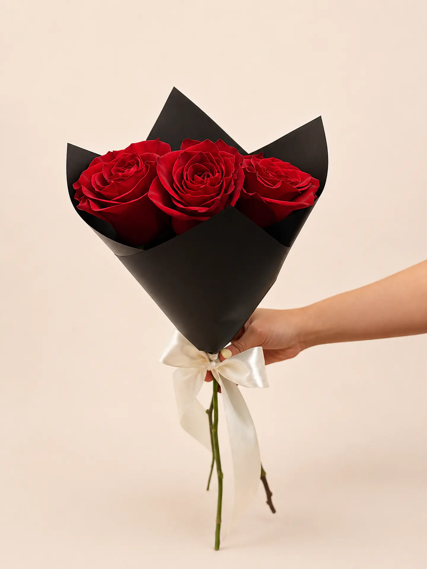 Ramo de 3 Rosas Rojas 1