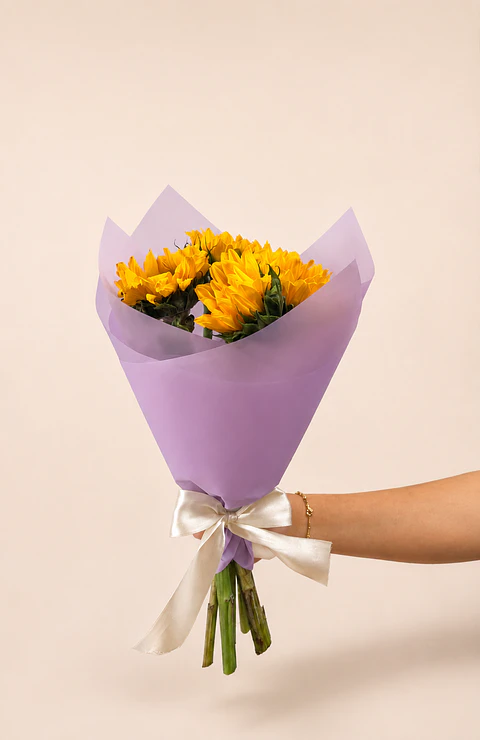 Ramo de 5 Girasoles