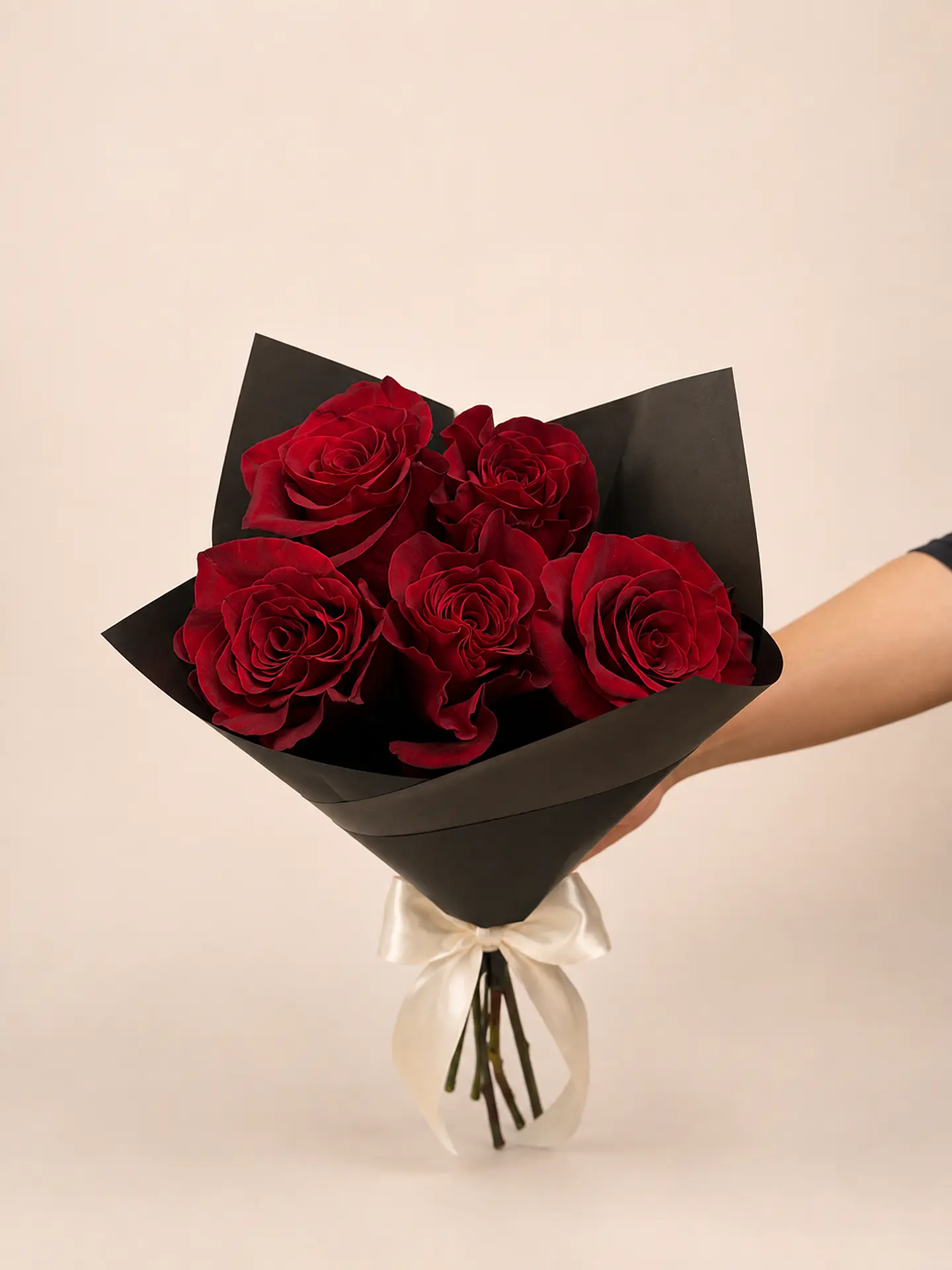 Ramo de 5 Rosas Rojas 2