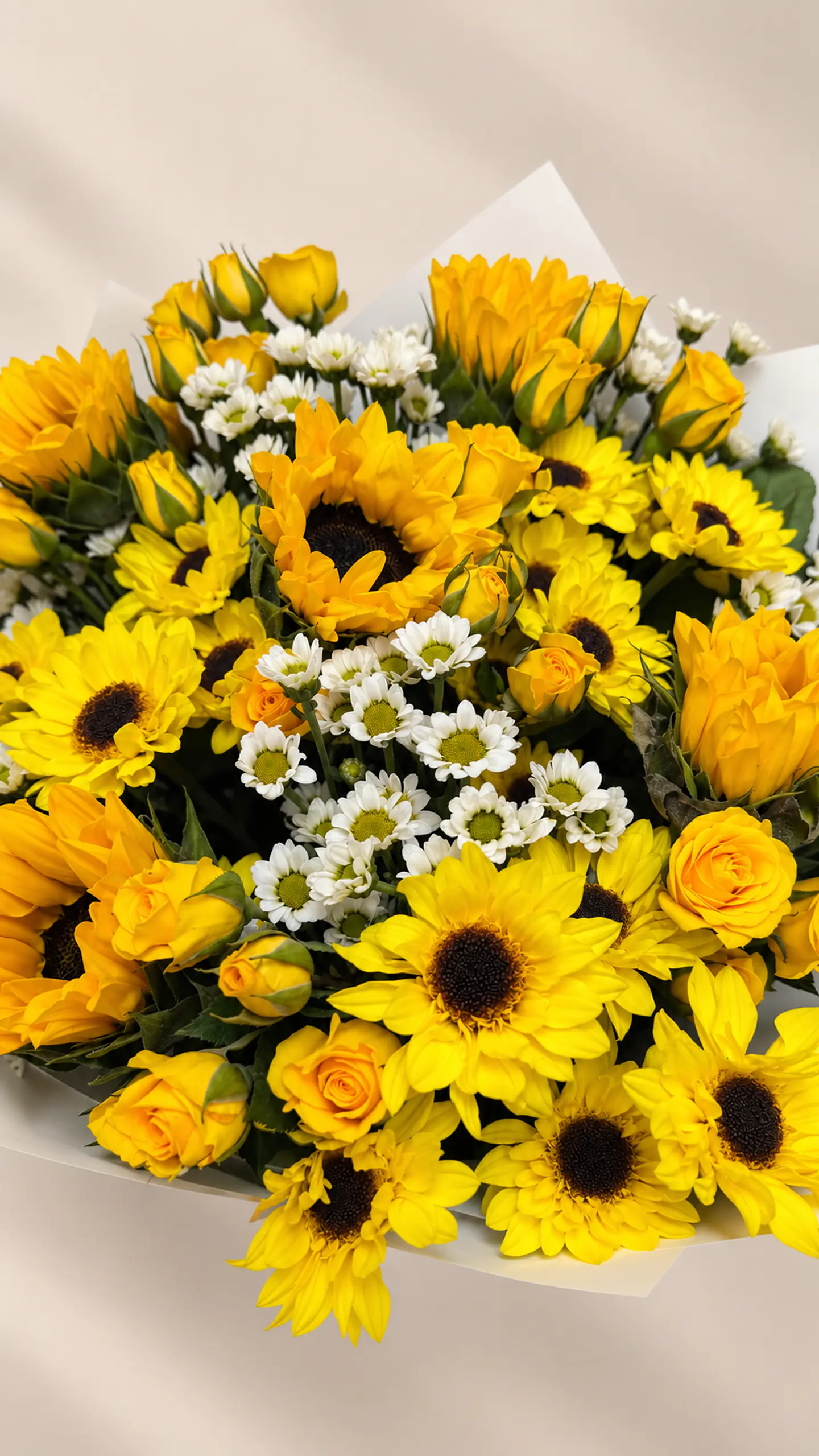 Ramo Silvestre – Girasoles  - Flores amarillas 3