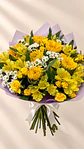 Ramo Soleil – Girasoles y Mini Rosas - Flores Amarillas - Miniatura 2