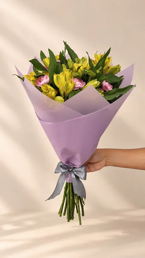 Ramo Pink Lemonade - Alstroemerias