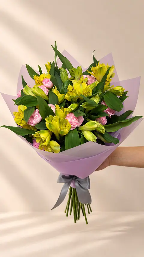 Ramo Pink Lemonade - Alstroemerias