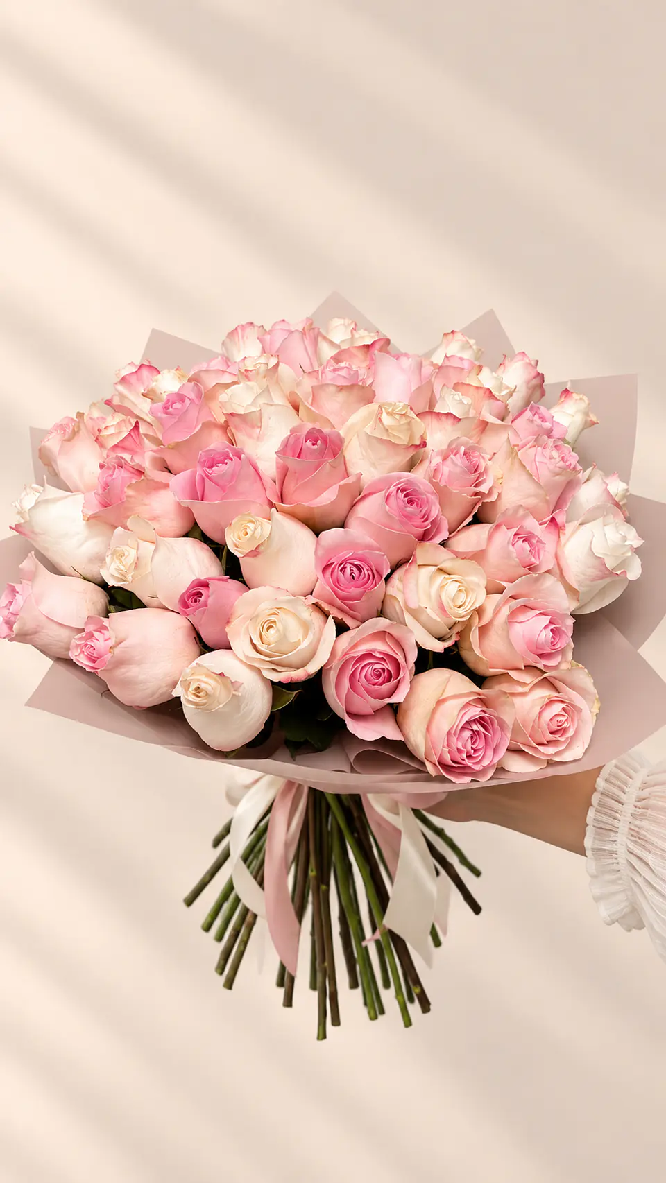Ramo 50 Rosas Rosadas Mix 2