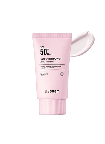 THE SAEM Eco Earth Pink Sun Cream SPF 50+ PA++++