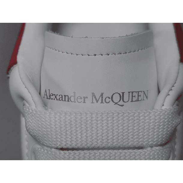 Alexander McQUEEN Oversized White/Lust Red 7