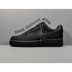 Nike Air Force 1 Low x Stüssy Black