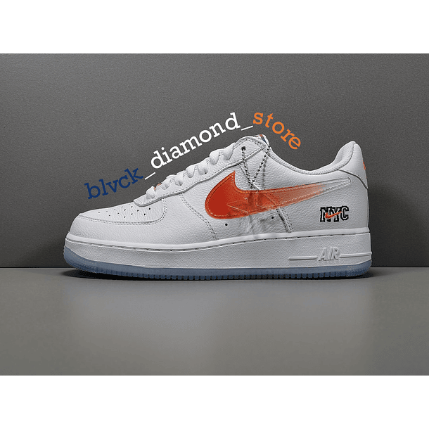 Nike Air Force 1 Low x Kith Knicks Home Orange 1