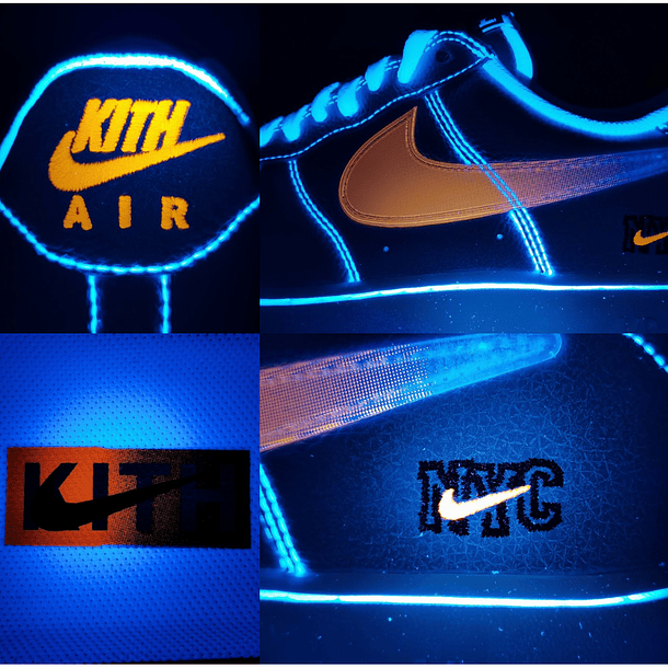 Nike Air Force 1 Low x Kith Knicks Home Orange 12