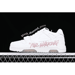 OFF-WHITE Out Of Office "For Walking" White Pink