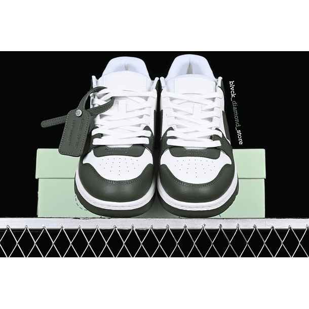 OFF-WHITE Out Of Office White Olive Green 5