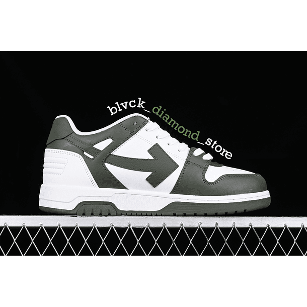 OFF-WHITE Out Of Office White Olive Green 3