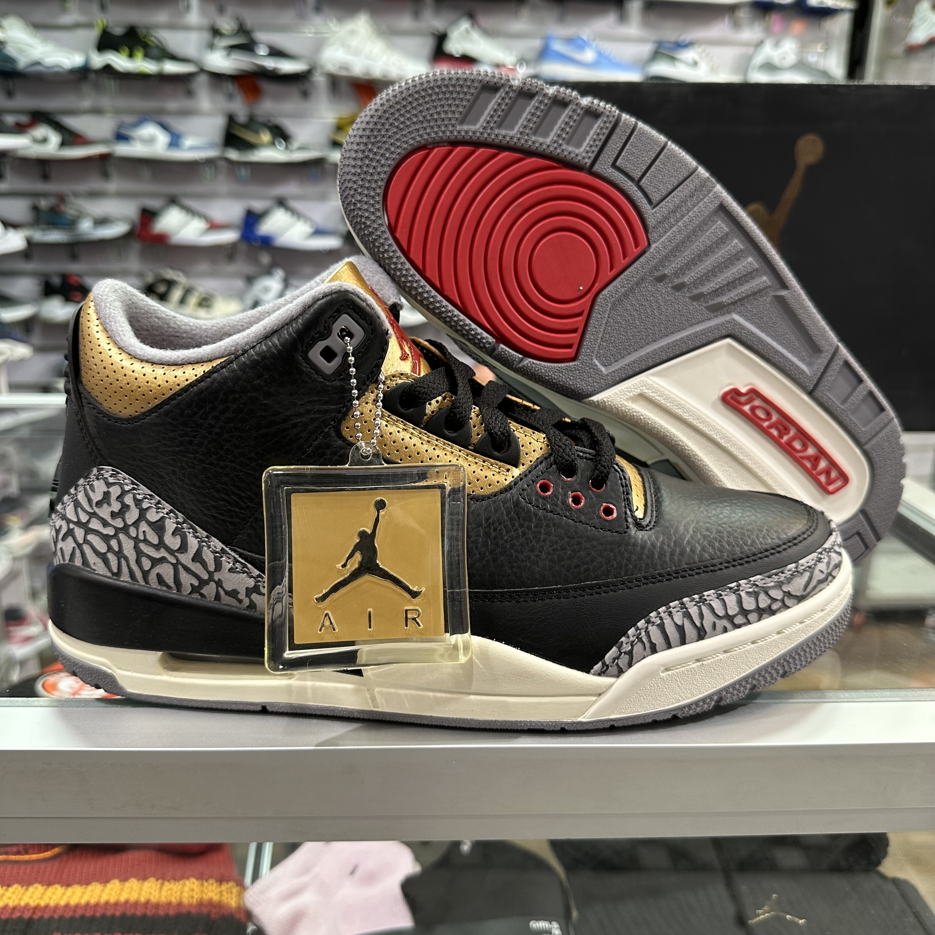 Jordan Retro 3 Black Gold