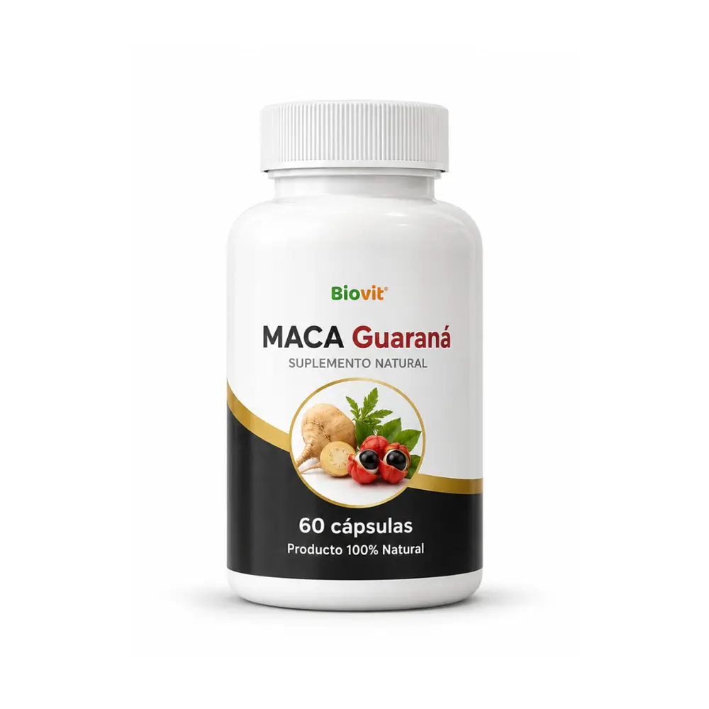 Maca Guaraná Energizante 60 Cápsulas