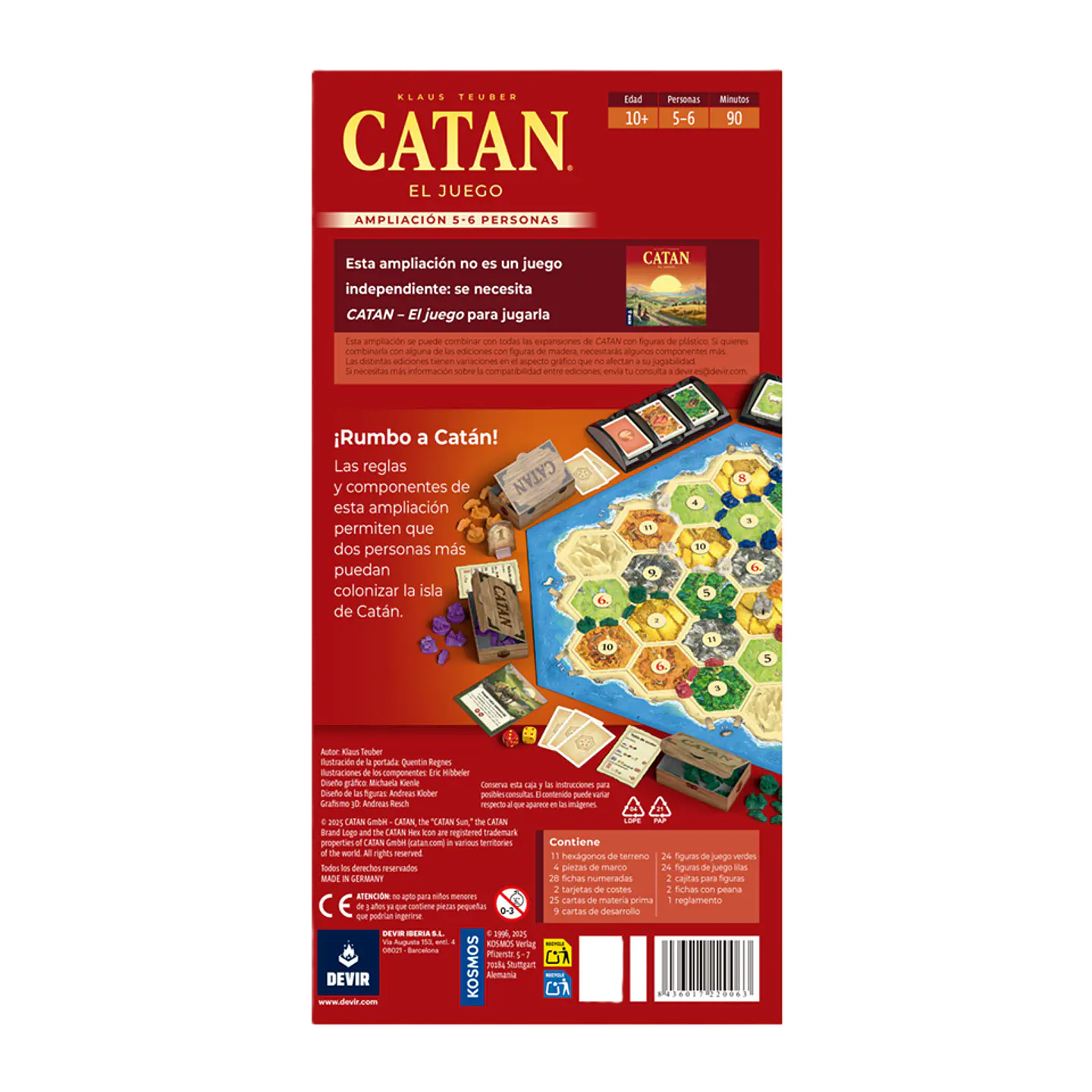 Catan ampliación 5 6 jugadores 3