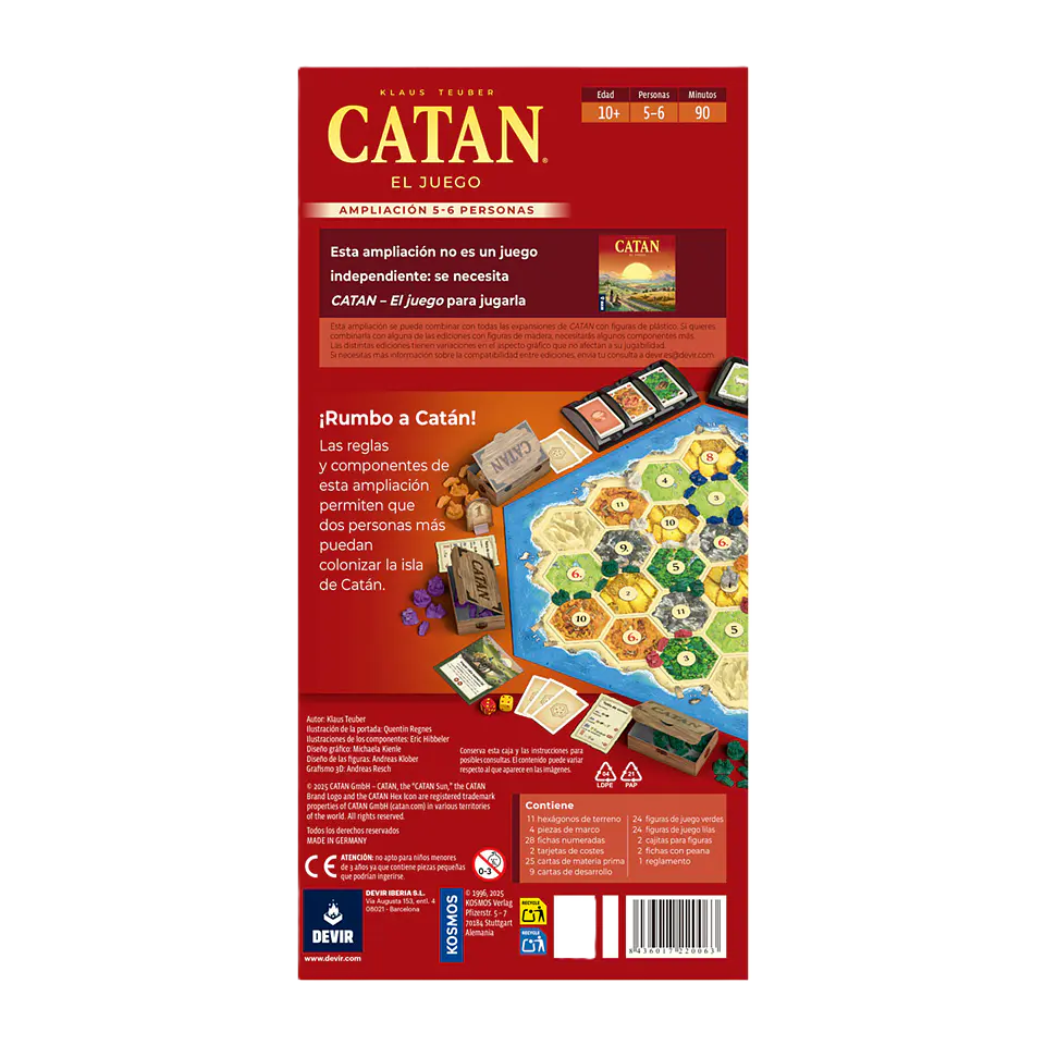 Catan ampliación 5 6 jugadores 3