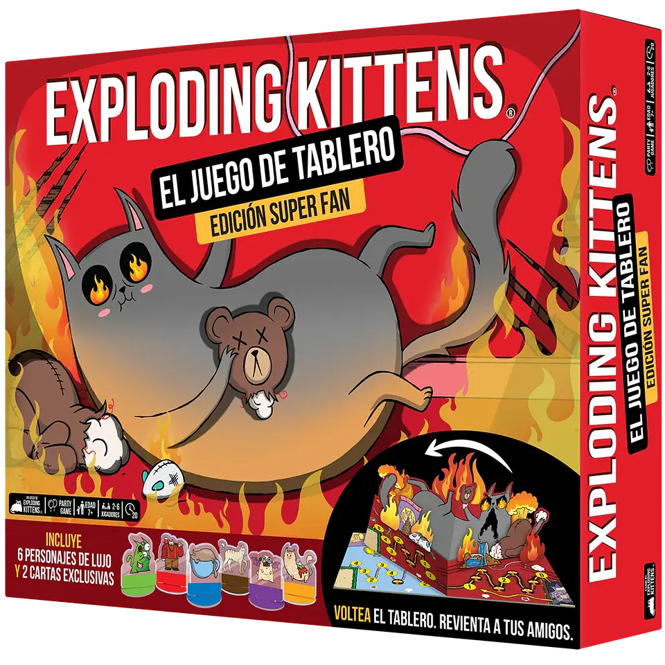 Exploding Kittens El Juego de Tablero 1