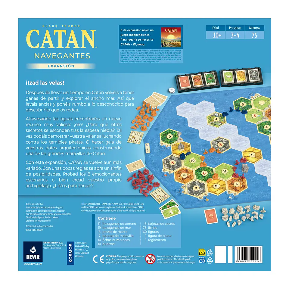 Catán Navegantes Expansión 2